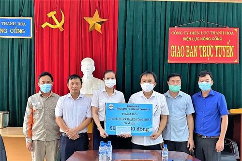 Công đoàn Công ty Điện lực Thanh Hóa hưởng ứng T háng c ông n hân năm 2021