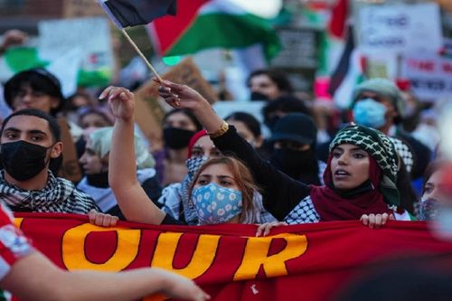 Các cuộc biểu tình nổ ra trên khắp nước Mỹ để ủng hộ người Palestine