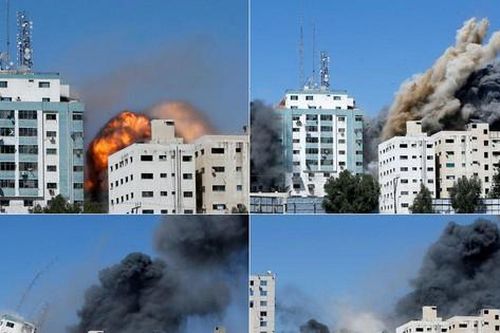 Israel đánh sập trụ sở hãng tin Mỹ, không kích nhà riêng thủ lĩnh Hamas