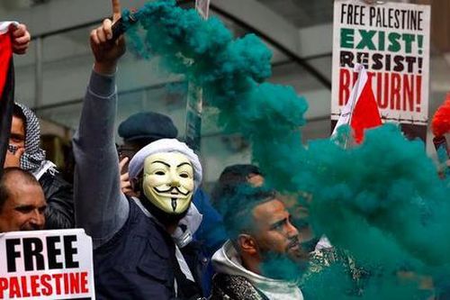 Biểu tình khắp châu Âu ủng hộ người Palestine