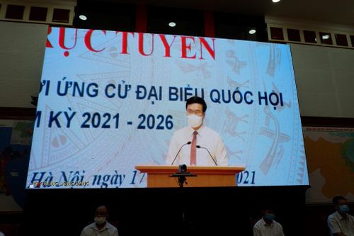 Đồng chí Võ Văn Thưởng tiếp xúc trực tuyến với cử tri Đà Nẵng