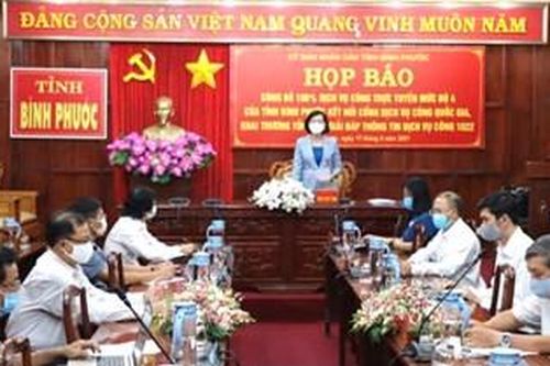 Bình Phước trở thành địa phương dẫn đầu cả nước về kết nối Cổng dịch vụ công Quốc gia