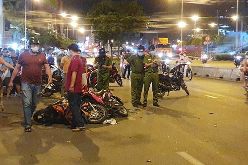 Nghi can cướp giật tử vong tại chỗ sau va chạm giao thông