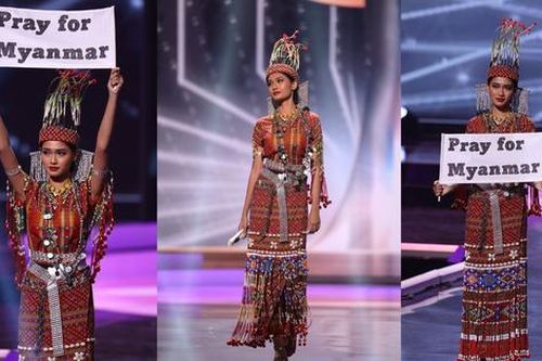 Bộ đồ giúp Myanmar bất ngờ thắng giải trang phục dân tộc Miss Universe sau khi mất hành lý