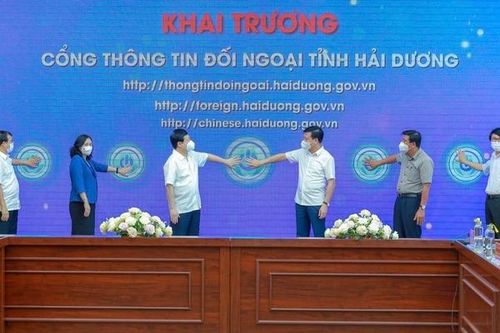 Hải Dương lập cổng Thông tin đối ngoại