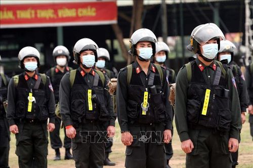 Tăng cường Cảnh sát cơ động hỗ trợ Bắc Giang
