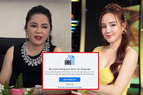 Sau khi chỉ trích vợ ông Dũng 'lò vôi', Facebook Vy Oanh bỗng dưng 'bay màu' khỏi 'cõi mạng'