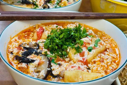 Bật mí cách nấu món bún riêu chay bằng nước đậu nành