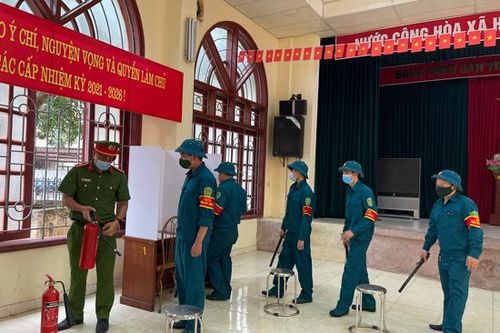 Hà Đông tăng cường công tác phòng chống cháy nổ trong ngày bầu cử