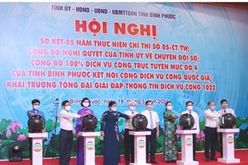 Bình Phước sơ kết 5 năm thực hiện Chỉ thị 05-CT/TW của Bộ Chính trị và lập nhiều thành tích kỷ niệm 131 năm Ngày sinh Chủ tịch Hồ Chí Minh