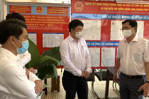 Phó Bí thư Thường trực Thành ủy kiểm tra công tác chuẩn bị bầu cử tại quận Liên Chiểu