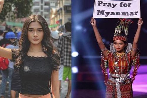 Rộ tin Hoa hậu Hoàn vũ Myanmar bị truy nã khẩn cấp sau khi 'cầu cứu' tại Miss Universe