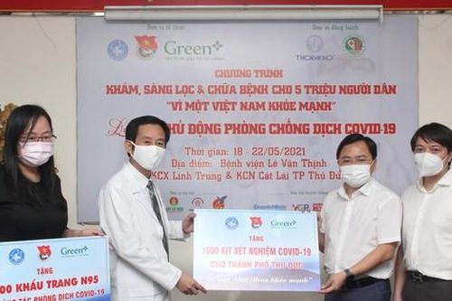 Tặng 1.000 kit xét nghiệm COVID-19 cho các cơ sở y tế TP Thủ Đức