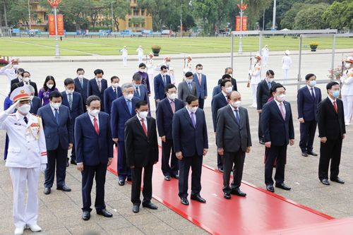 Lãnh đạo Đảng, Nhà nước vào Lăng viếng Chủ tịch Hồ Chí Minh