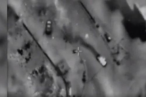 Video tàu chiến và chiến đấu cơ Israel phá hủy tàu ngầm của Hamas