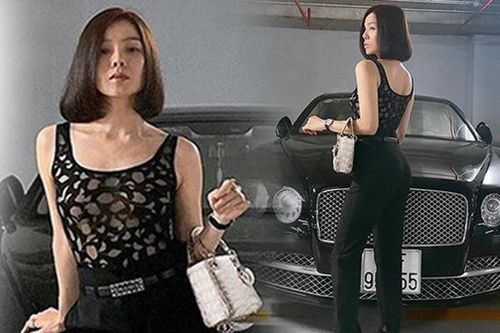 Lệ Quyên xuất hiện với gương mặt nhợt nhạt nhưng 'lên đồ' đẹp lấn át
