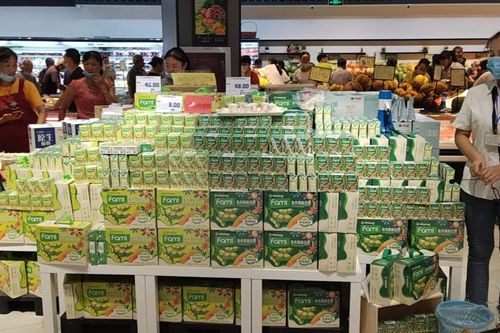 Sữa đậu nành Việt lên kệ hàng siêu thị Trung Quốc và Nhật Bản