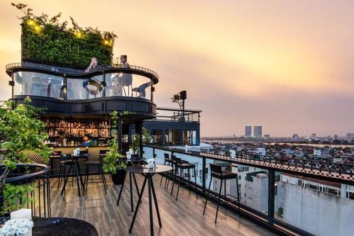 Khách sạn ở Hà Nội đứng đầu hạng mục khách sạn có tầng thượng đẹp nhất thế giới