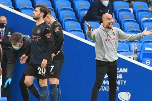 Brighton 3-2 Man City: Chơi thiếu người, Man City thua ngược dù dẫn 2 bàn