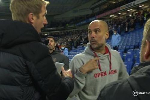 Man City thua trận, Pep Guardiola đòi 'ăn thua đủ' với đồng nghiệp Brighton