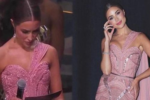 Hoa hậu Olivia Culpo xin lỗi vì biểu cảm nhăn nhó lúc đọc tên tân Miss Universe
