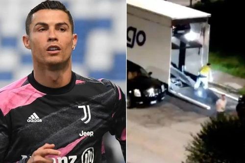 Cristiano Ronaldo bí mật chuyển dàn siêu xe khỏi biệt thự ngay trong đêm