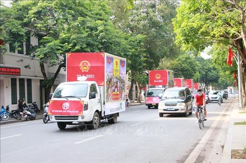 Hà Nội: Tổ chức đoàn xe diễu hành tuyên truyền về bầu cử QH và HĐND