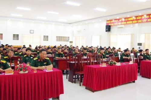 Bộ Chỉ huy Quân sự tỉnh Khánh Hòa quán triệt, triển khai thực hiện công tác bầu cử