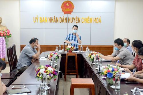 Chiêm Hóa tháo gỡ khó khăn cho xã Yên Nguyên trong bầu cử và chống dịch bệnh Covid-19