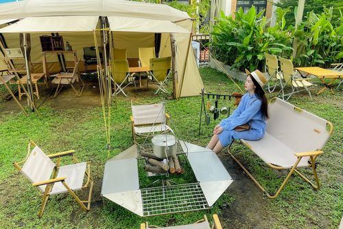 Mô hình 'cà phê cắm trại' mới xuất hiện ở TP Thủ Đức