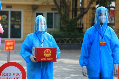 Diễn tập phương án phòng chống dịch COVID-19 phục vụ bầu cử