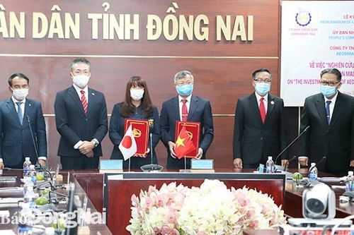 Đồng Nai ký kết trực tuyến với Tập đoàn Aeon
