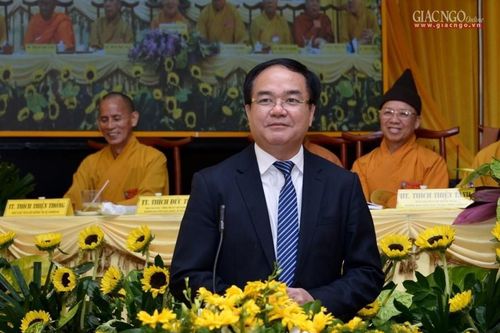 Ông Vũ Chiến Thắng gửi thư chúc mừng Đại lễ Phật đản Phật lịch 2565