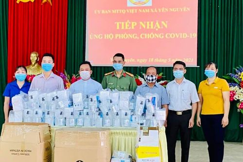 Chức sắc Công giáo tích cực chung tay phòng chống dịch