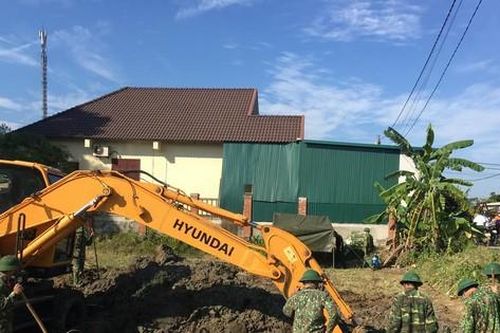 Phát hiện 4 hài cốt liệt sĩ ở khu vực ruộng lúa của người dân