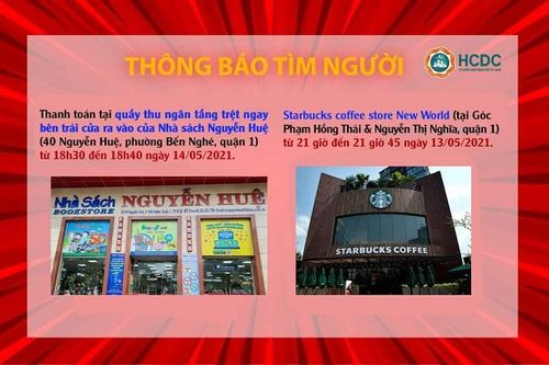 TPHCM tìm người đến các địa điểm liên quan đến bệnh nhân nhiễm Covid-19