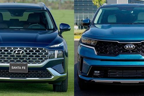 Giá 1,3 tỷ đồng, chọn Hyundai SantaFe 2021 hay KIA Sorento?