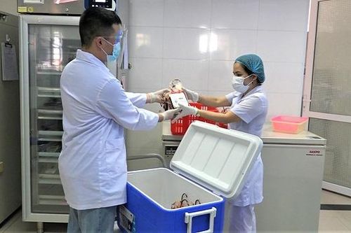 10 giờ đồng hồ cùng 'biệt đội' vận chuyển máu đến các ổ dịch Covid-19