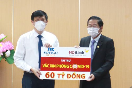 Sovico Group và HDBank ủng hộ 60 tỷ đồng mua vaccine phòng COVID-19