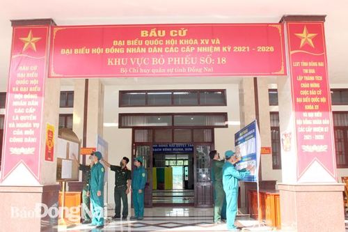 Lực lượng vũ trang tỉnh quyết tâm đảm bảo tuyệt đối an toàn bầu cử