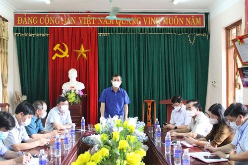 Lãnh đạo tỉnh kiểm tra công tác phòng, chống dịch tại xã Dương Thành