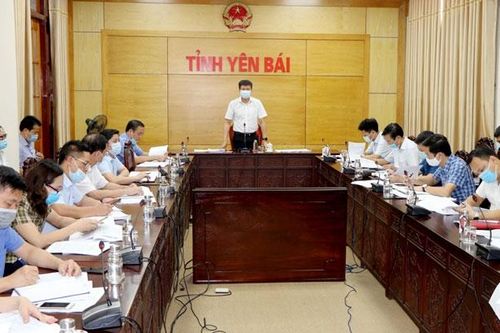 Chủ tịch UBND tỉnh Yên Bái làm việc về tiến độ thực hiện kế hoạch đầu tư công và giải ngân vốn xây dựng cơ bản năm 2021