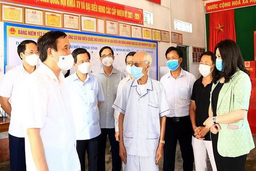 Phú Thọ: Tất cả 1.707 điểm bầu cử thực hiện khai báo y tế