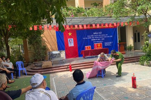 Không để xảy ra cháy, nổ tại các điểm bầu cử