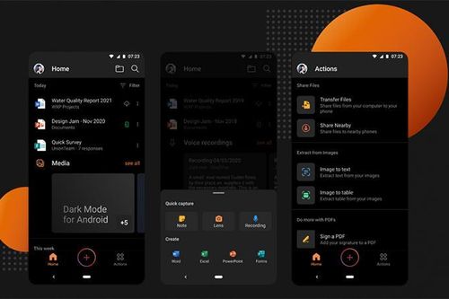 Ứng dụng Microsoft Office dành cho Android hiện sắp có chế độ tối