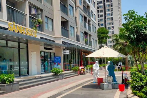 Phong tỏa tạm thời 1 tòa nhà tại Khu đô thị Vinhome Ocean Park vì có ca nhiễm Covid-19