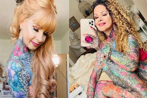 Quý bà U60 chi hết tiền tiết kiệm cả đời để xăm kín người