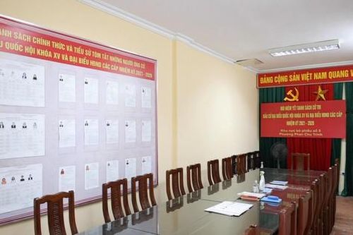 Địa điểm niêm yết danh sách cử tri mang ý nghĩa lịch sử ở Hà Nội