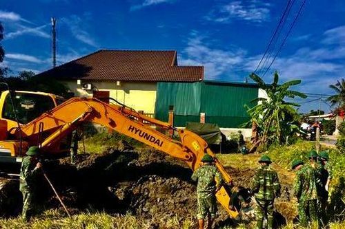 Tìm thấy 4 hài cốt liệt sĩ ở đồng lúa Gio Linh