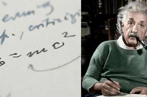Người giấu tên chi 27 tỉ đồng mua thư tay viết phương trình nổi tiếng của Albert Einstein